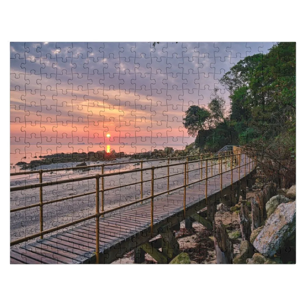 

Sunrise At The Boardwalk Seagrove Bay Isle Of Wight Jigsaw Puzzle Photo Puzzle Personalized Kids Gifts