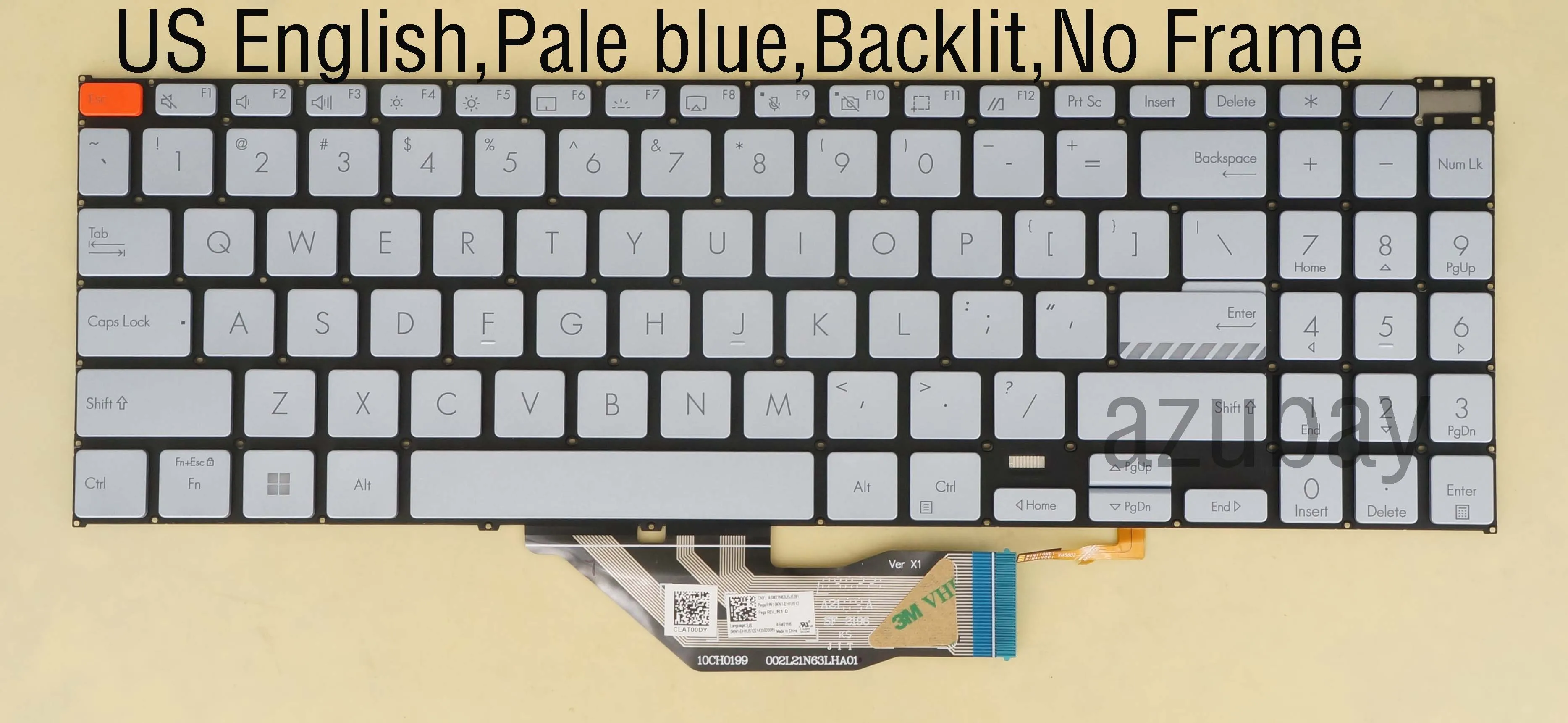 Us Uk Keyboard For Laptop Asus Vivobook K3502za S5602za