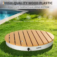 Arroseur de piscine extérieur de 70 cm, douchette de piscine à hauteur réglable activée par le pied avec filtre, arroseur de jardin antidérapant 5