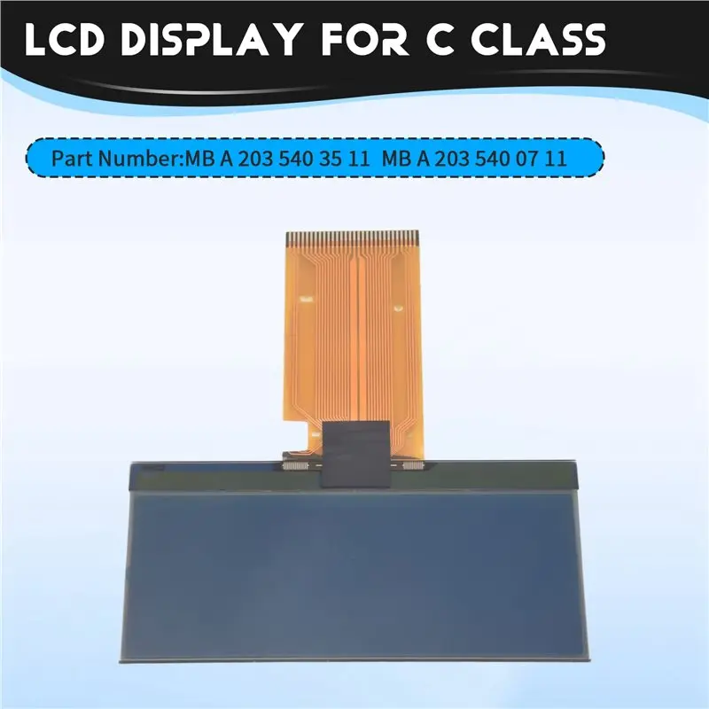 메르세데스 벤츠 W203 C-클래스용 BT-대시보드 LCD 디스플레이 LCD 화면 계기판 픽셀