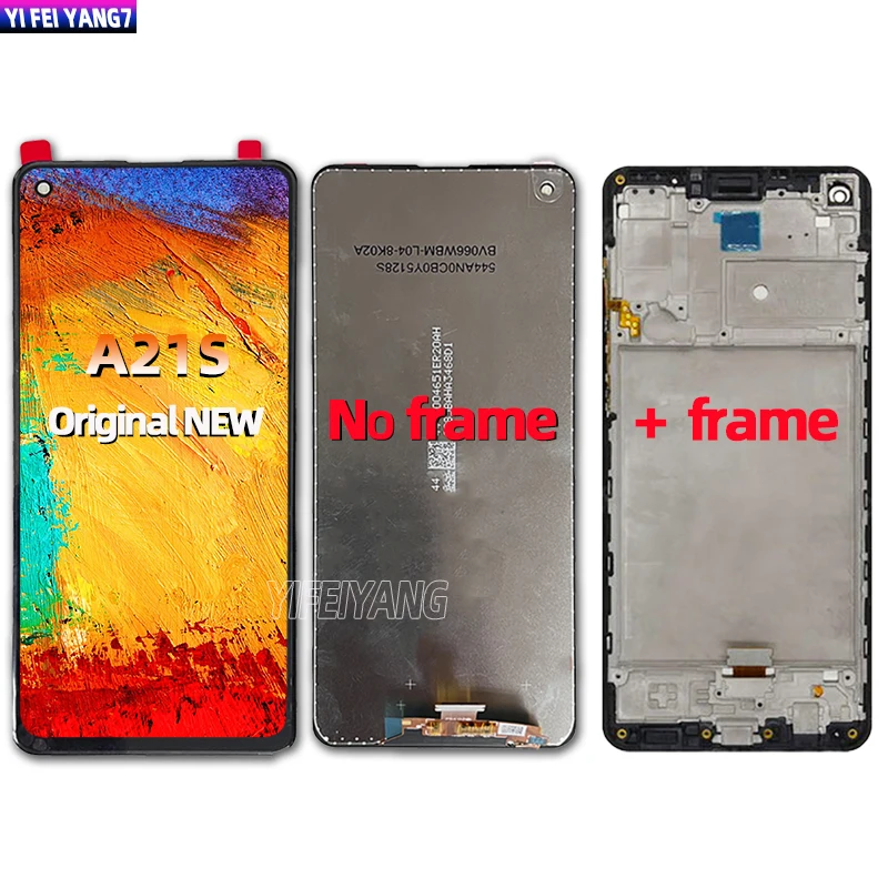 

6.5" Original LCD For Samsung Galaxy A21s A217 A217F LCD Touch Screen Digitizer For Samsung A21s SM-A217F/DS Display Replacement
