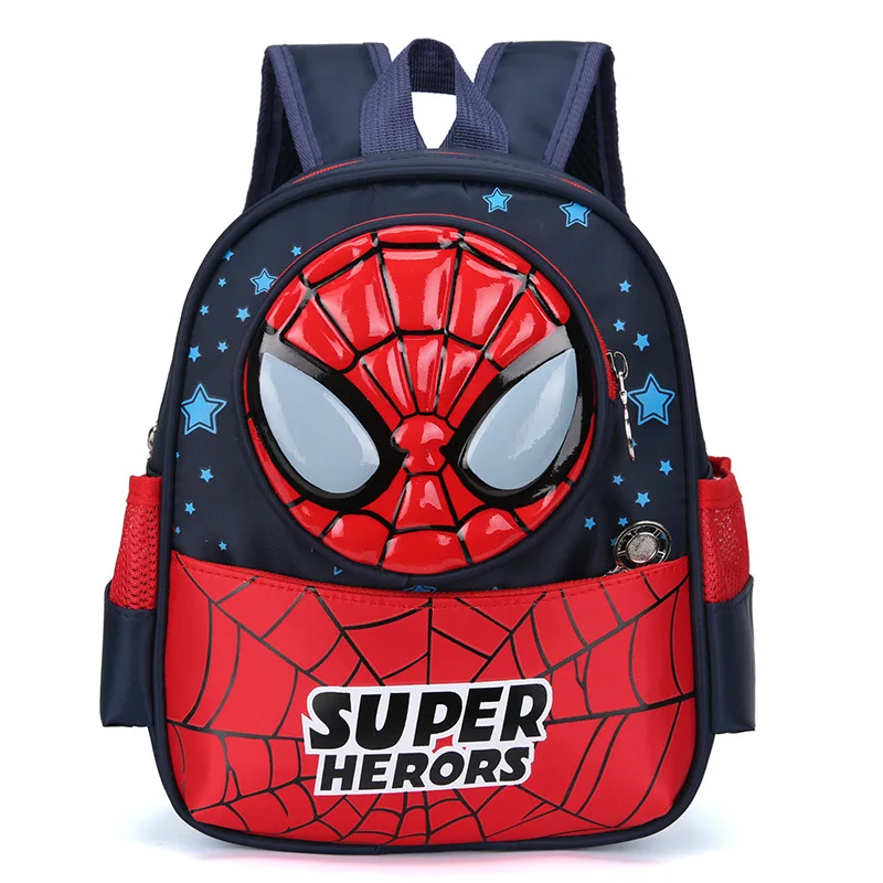 Marvel Cartoon Captain America Boys Cute Backpack Bags for Kids Spine Protective Breathable Backpack Schoolbag Shoulder Bag Gift 3