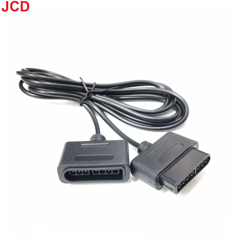 JCD 1pcs 1.8m Game Controller Extension Cable Data Cord For SNES Controller Extension Cable For Super SNES Controller