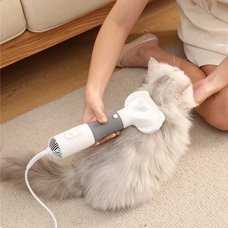 Dog Water Blower Hair Pulling Blowing Wind Modeling 3 In 1 Dog Hair Pulling Machine Dryer Teddy Comb Beauty