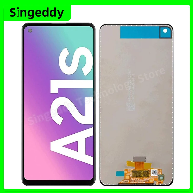 A21S Cellulare Display Lcd Touch Screen Digitizer Assembly Parti Di Riparazione Di Ricambio Complete