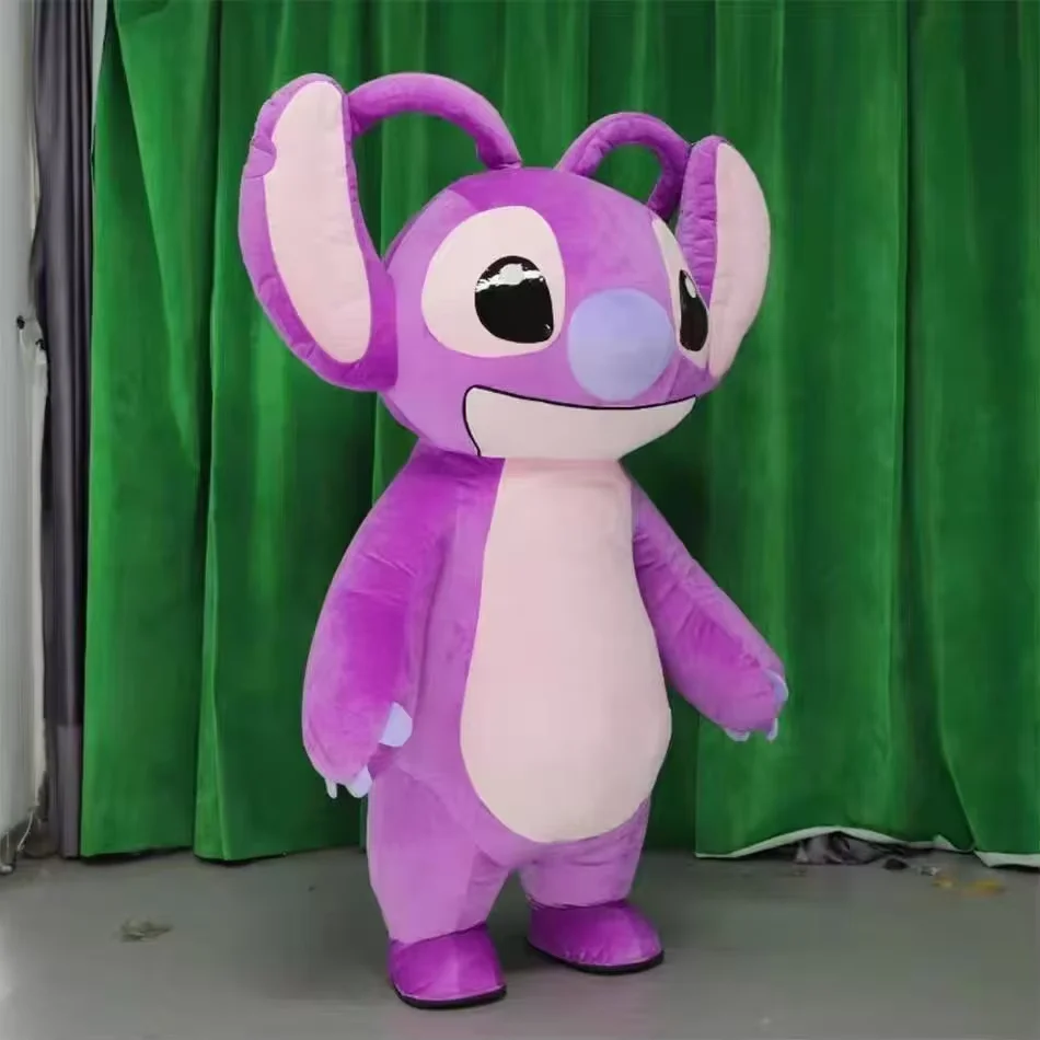 Giant Lilo & Stitch Inflatable Mascot Costume Disney Character Advertising Fancy Dress Animal Cosplay Suits Props