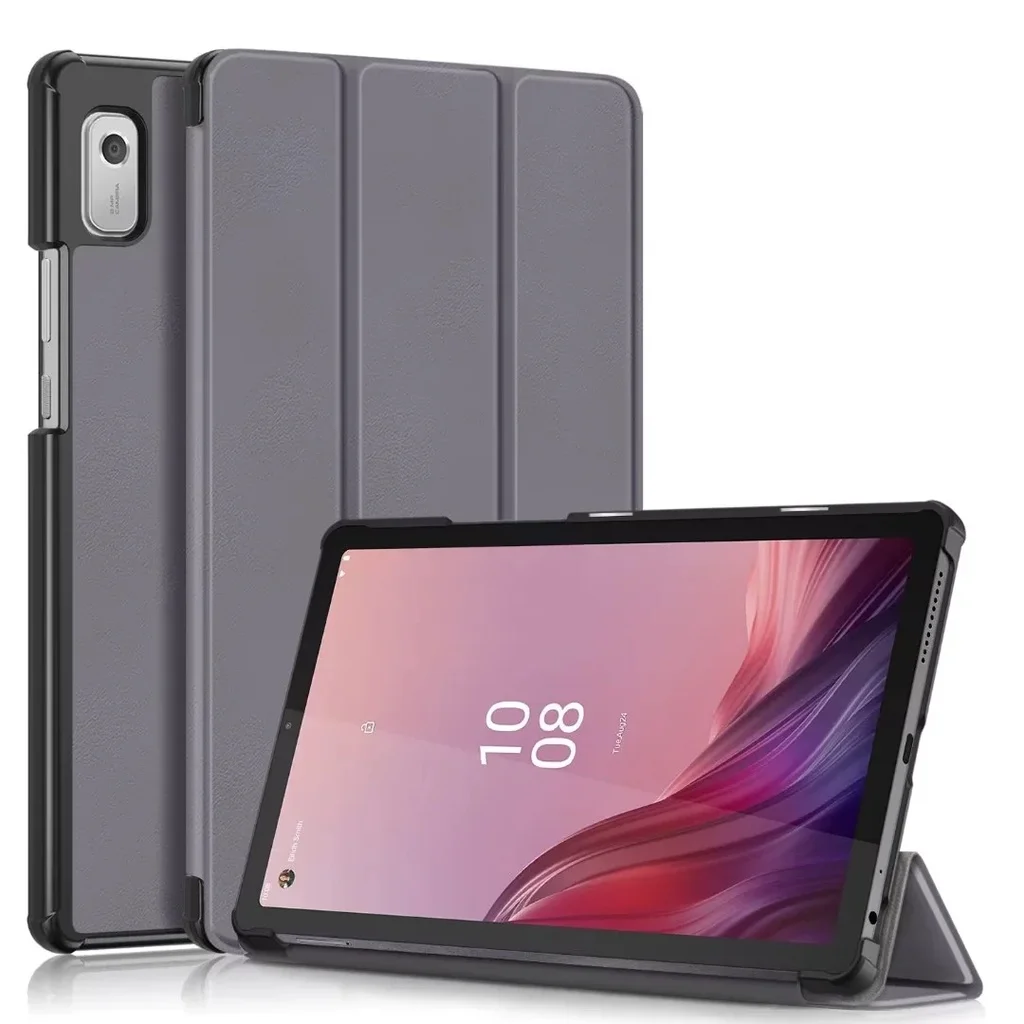 

For Lenovo Tab M9 Case TB310FU TB310XC 9 inch PU Leather Magnetic Tri-Fold Stand Cover Funda For Lenovo Tab M9 2023 Tablet Case