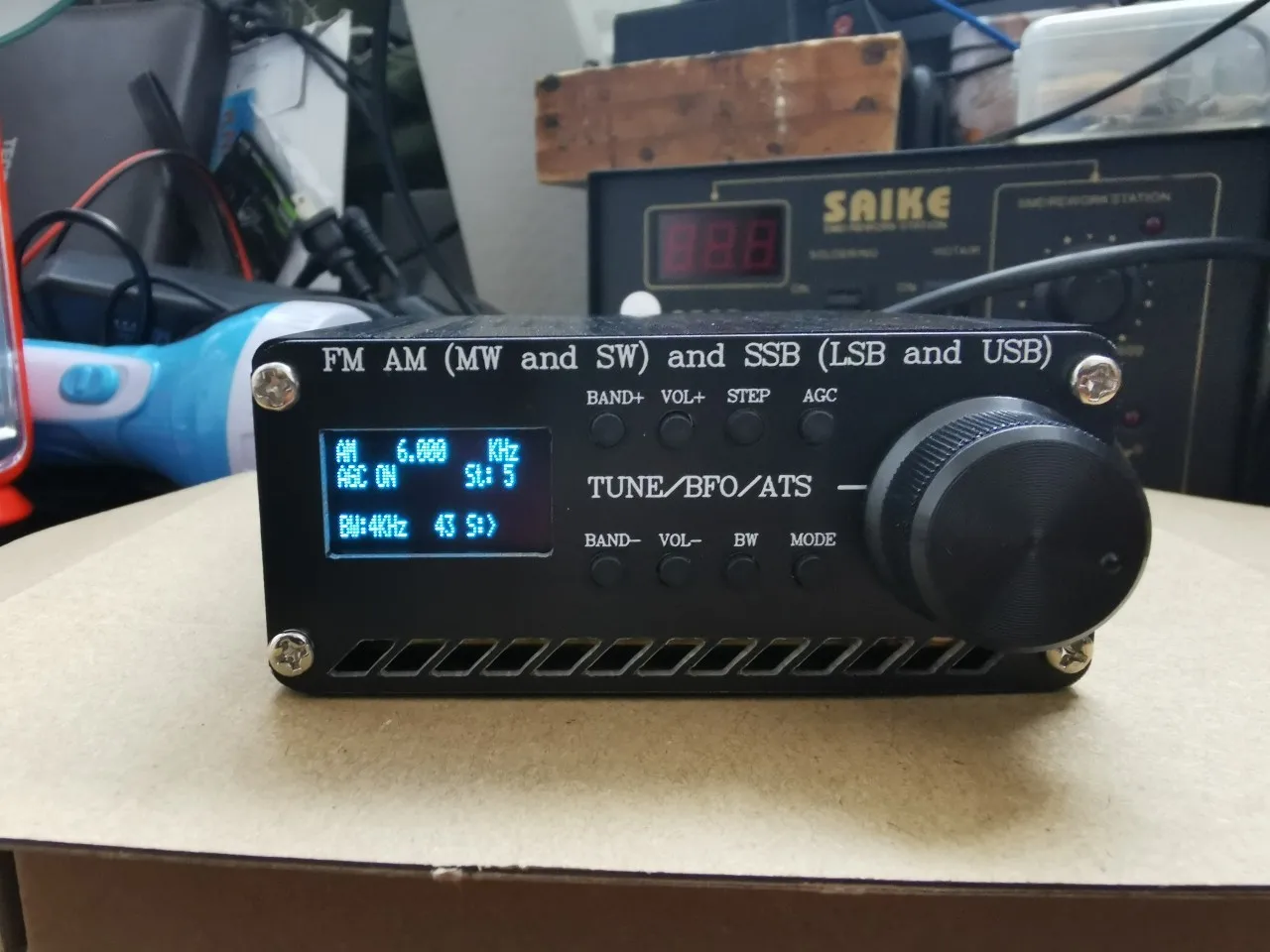 

SI4732 All Band Radio Receiver FM AM (MW & SW) SSB (LSB & USB) Support Speaker Covering Commercial Ham Radio Bands