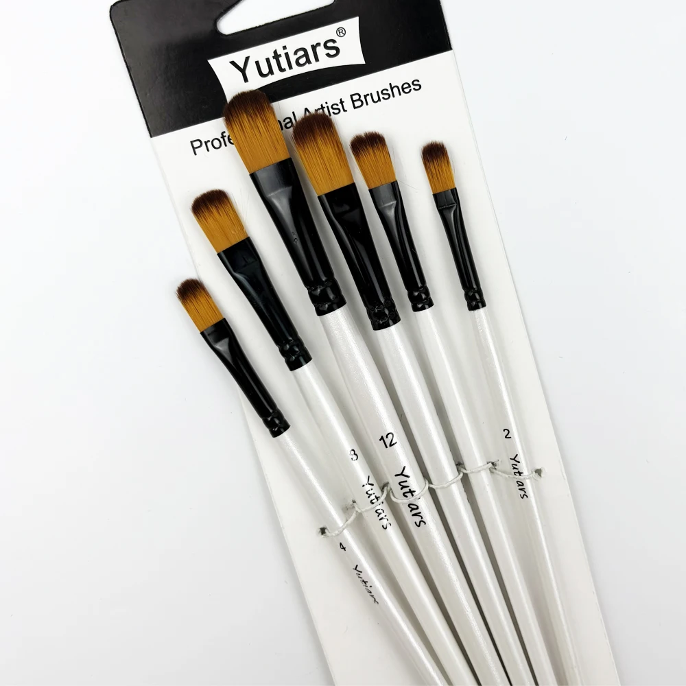 Lot De 4 Pinceaux Fins Ronds De Taille 0000 (4/0) Pour