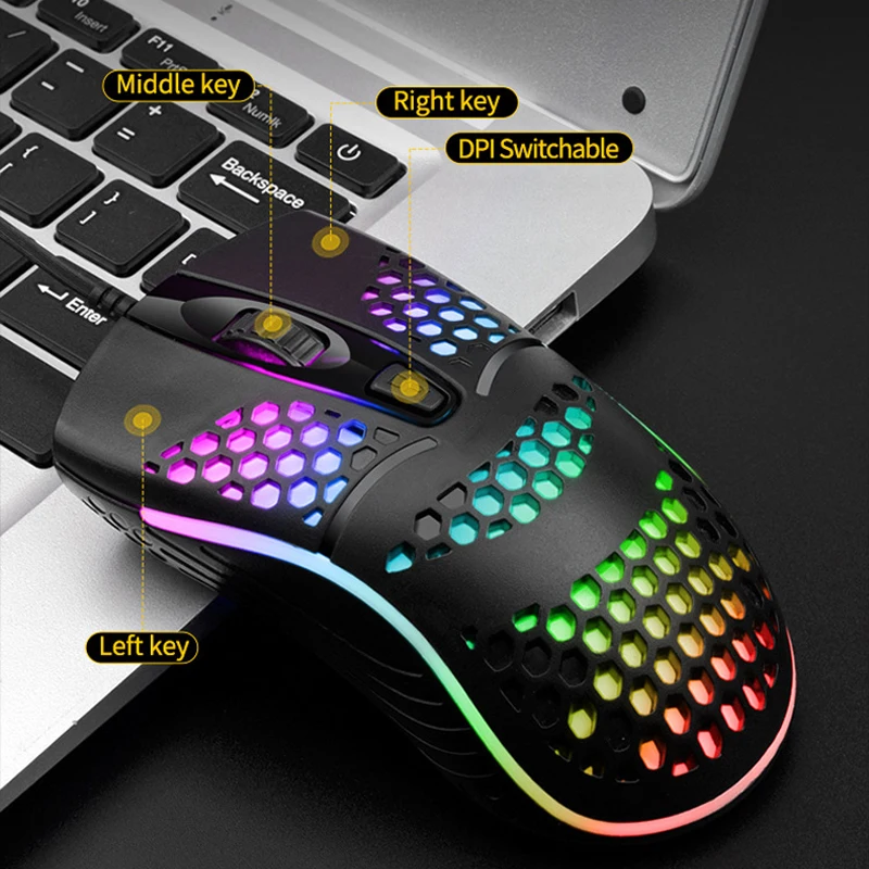 LED Gaming Optical Mouse 4