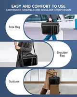 For PS5 Travel Case for PS5 Protective Case Bag Suitable for PS5 Disc/Digital Edition Console, Controllers, Game Cards, Headset - Image 5