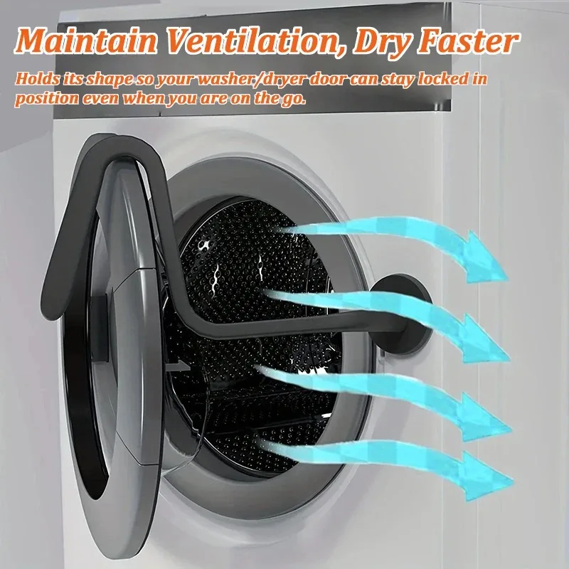 Home Washer Door Prop Dryer Magnetic Door Front Load Holder Washer Prop Holder For Most Washing Machines For Dryers washing machine bracket