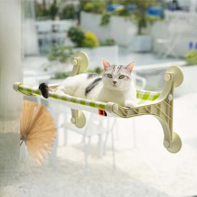 Mewoofun Cat Window Perch Versatile Cat Furniture Detachable & Washable Hammock Bed for Year-Round Use Indoor Outdoor Using 1