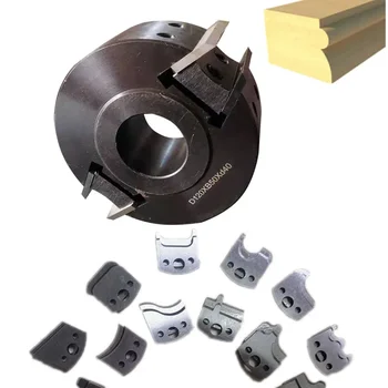 taglierina per legno lavorazione del legno fresatura ad asse verticale speciale mandrino usa e getta modellatore testa di taglio taglierina per profilo