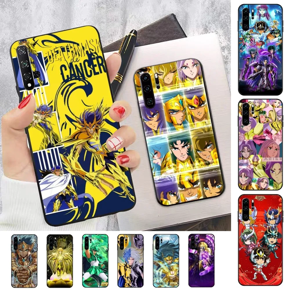 Saint seiya telefon hülle für huawei p 8 9 10 20 30 40 50 pro lite psmart honor 10 lite 70 mate 20lite