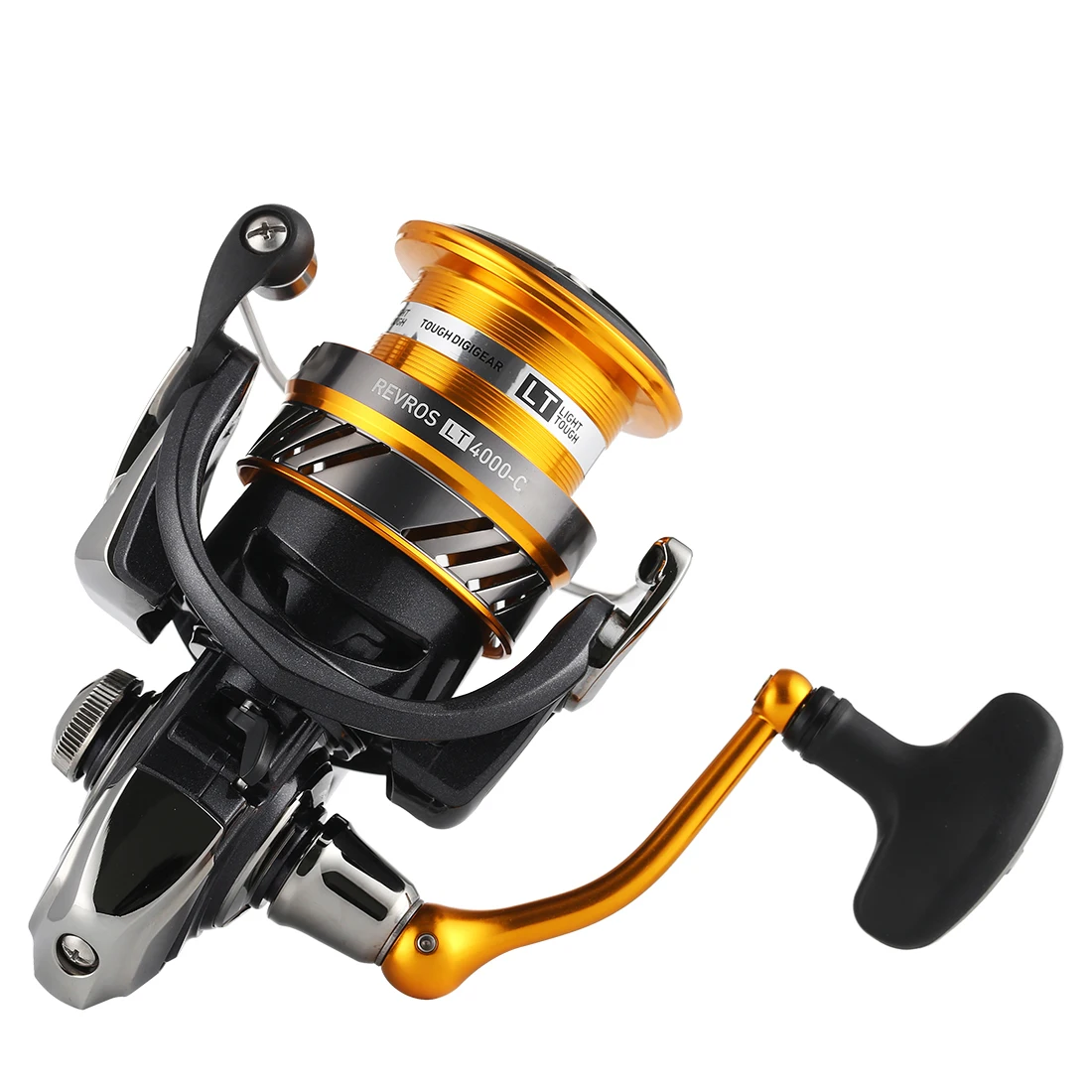 Original REVROS LT 1000 2500 2500XH 3000 6000, Spinning Fishing Reel HAGANE  Body ATD Drag LC-ABS Spool Saltwater Fishing Tackle