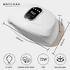 MAYCHAO 72W 57LED Lights Nail Dryer Red Light Fast Drying LED Two Hand Big Lamp Nail Lamp Gel Polish Dryer Timer Smart Nail Tool 4