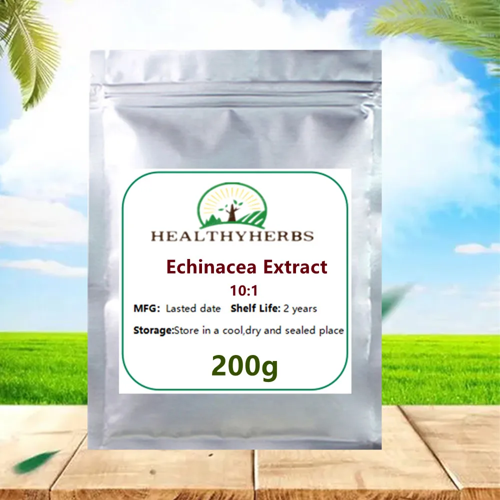 

Hangthink 100-1000g Free Shipping Echinacea Extract 10:1 30:1