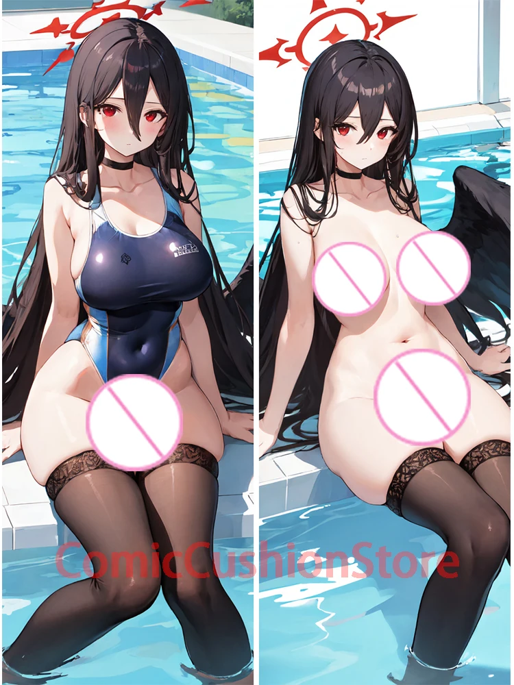 

Dakimakura anime дакимакура Подушка Dakimakura с двусторонним принтом в стиле аниме Hanekawa Hasumi, наволочка для взрослых