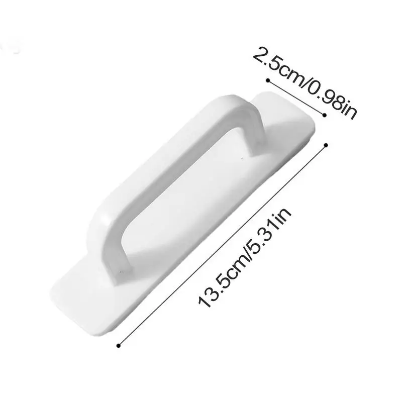 Gate Pull Handle No Drilling Cupboard Handle Pull Stick-On Push Hardware For Kitchen Bedroom Living Room Study Balcony