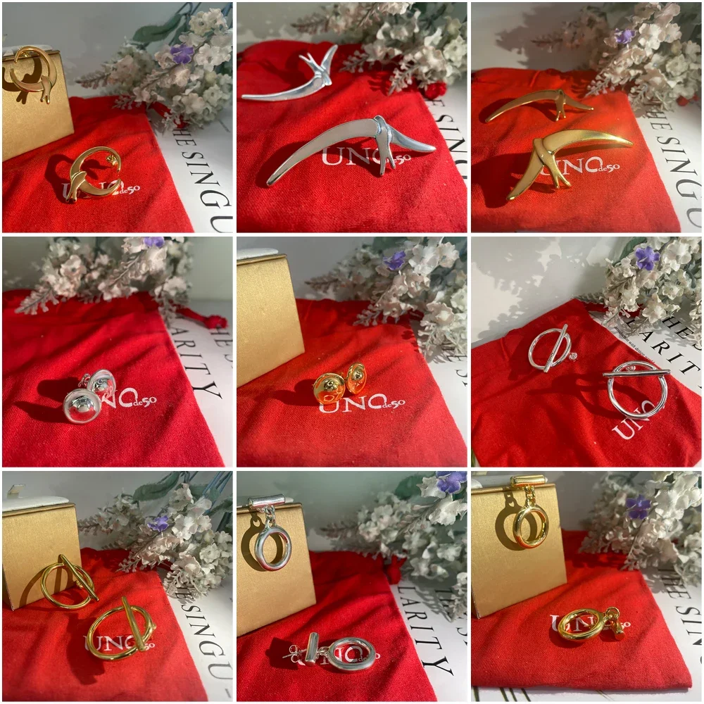 

Design Criativo, 925 Prata, Alta Qualidade, Original, Galvanoplastia, Presentes de Joalheria Simples, Espanhol