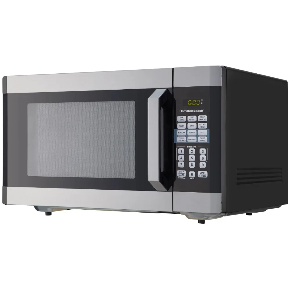 1.6 Cu. ft. Digital Microwave Oven, Stainless Steel,+30 Seconds full power express cook,Easy-to-read LED display 4