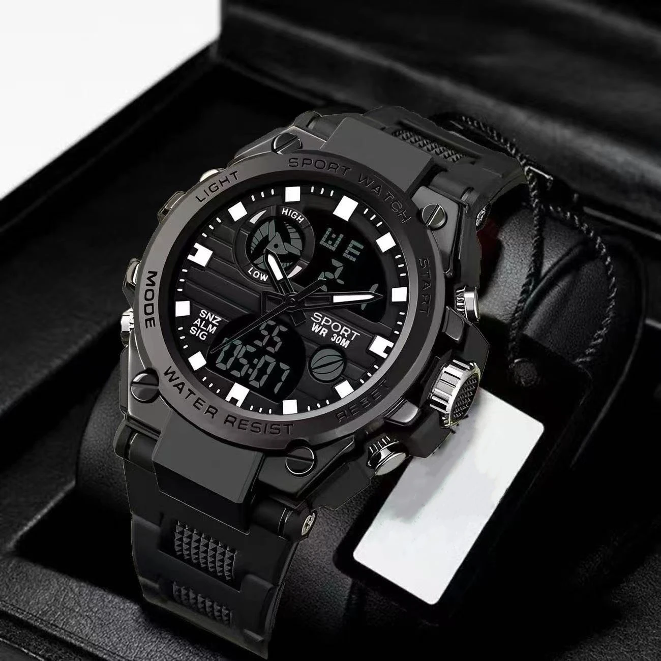 

Sports Watch Men and Teenagers Multifunctional High School Students Trend Junior High School Large Dial Electronic Watch