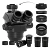 Kailiwei Trinocular Head 7-50 3.5-200X Simul Focal Continuous Zoom Stereo Microscope WF10X/22mm Eyepiece For Phone PCB Soldering 1