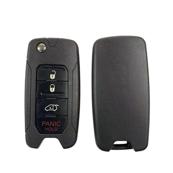 Okey 3 4 pulsante per Chrysler 200 300 Sebring PT Cruiser Liberty telecomando per auto chiave Shell sostituzione Fob modificato Flip pieghevole - Okey 3 4 pulsante per Chrysler 200 300 Sebring PT Cruiser Liberty telecomando per auto