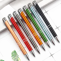 Stylo à bille en métal avec pression pour étudiant, petits cadeaux créatifs, stylo publicitaire, peut imprimer logo, stylo en aluminium gratuitement 