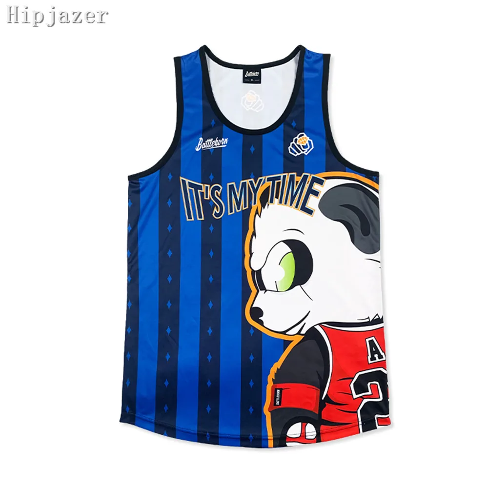 thumbnail image 1 of Camiseta de baloncesto estilo CHINA 72 #CHITIAN para cosplay de Streetball, camisetas de dibujos animados, tanques de colección de huesos, estampado Batter Born, 1 of 5