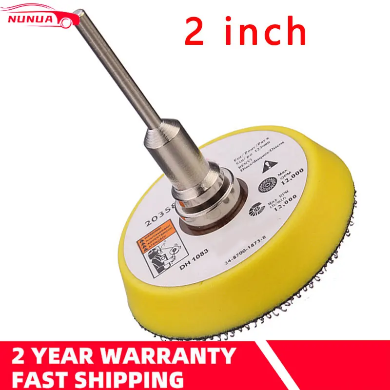 Sander Disc Sanding Polishing Pad Backer Plate Cutting Disc Extension Rod Connective Rod 2 inch 50mm 3mm Shank For Dremel Rotary car polishing pad car polish pad