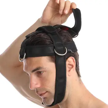 Head Neck Training Head Harness Neck cinghie per sollevamento pesi imbracatura per la testa per la palestra di casa Fitness per costruire i muscoli del collo per gli atleti