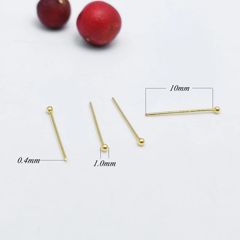 12pcs/pack 925 Sterling Silver 1mm Ball Nose Piercing Studs Pins nose piercings