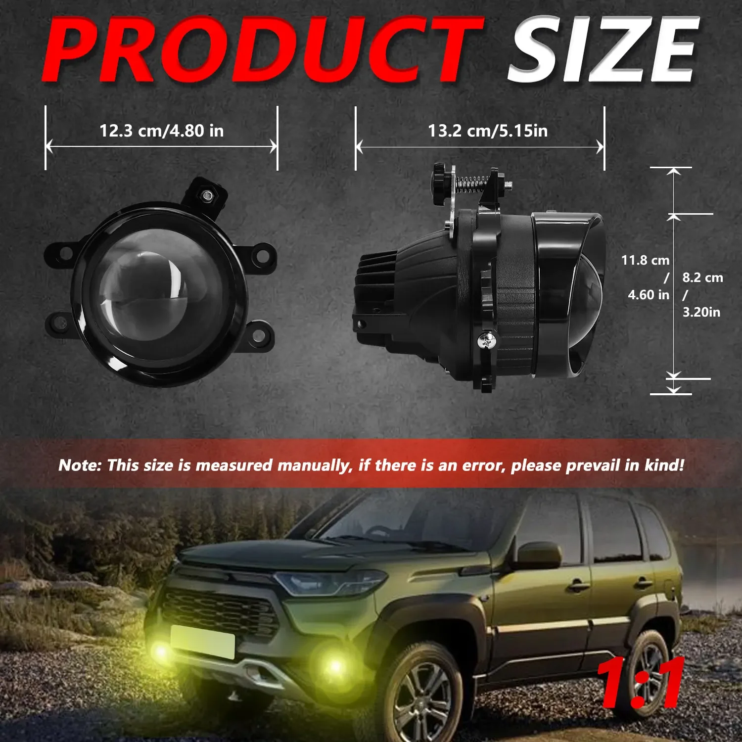 3inch Projector Headlight Turbo Canbus 1000W HID LED Projector Lens High+Low Bea