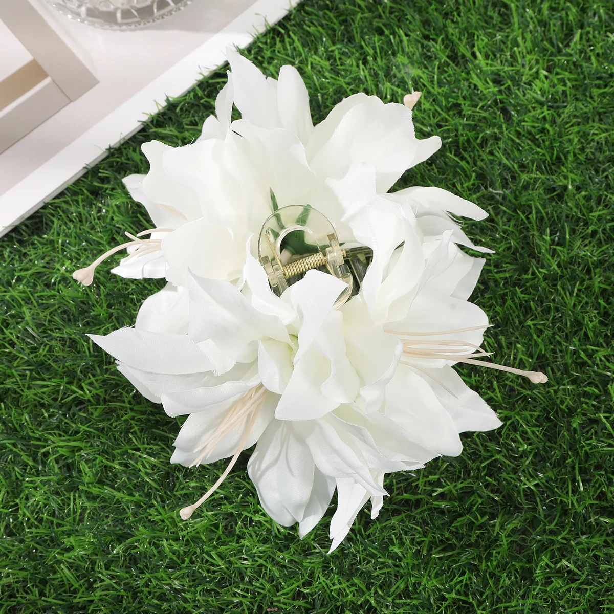 Awaytr Lilienblüten Haarklammer Mit Blättern Blumenschmuck_voghion.com