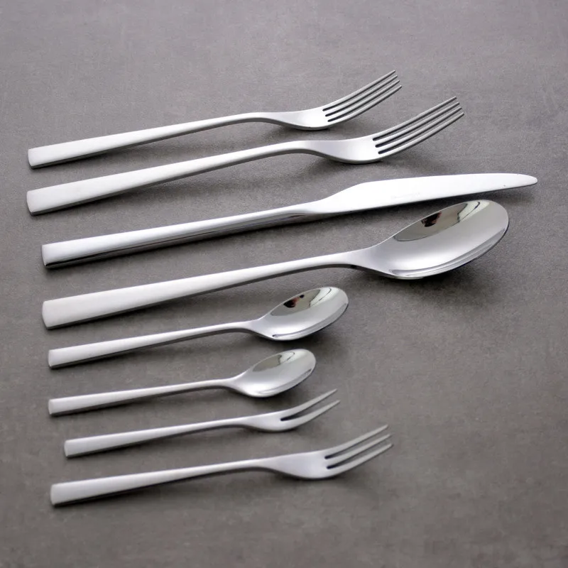 304 Stainless Steel Western Tableware Set Japanese Main Meal Knife Fork