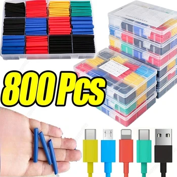 ชุดปลอกสายเคเบิลหดแบบใช้ความร้อน ฉนวนลวดมืออาชีพ อัตราส่วนการหดตัว การเชื่อมต่อไฟฟ้า โพลีโอเลฟินที่ทนทาน หลากหลาย 1