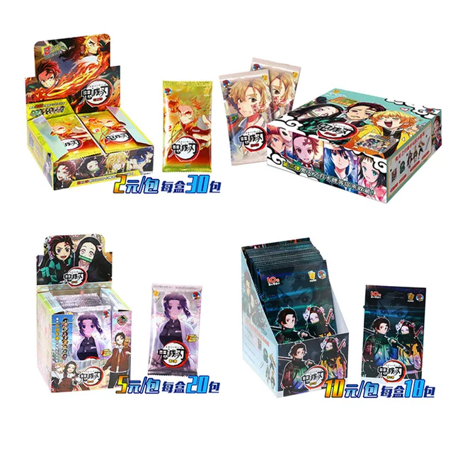2022 NEW Demon Slayer Blade Card Flash SSP Card Kamado Tanjirou Nezuko Anime Peripheral UR Rare Card Collection Christmas Gift