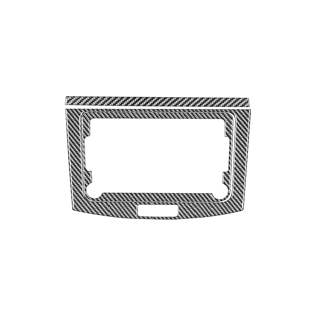 

Мягкая накладка на центральную панель навигационной панели из углеродного волокна для Volkswagen CC 2012-2018