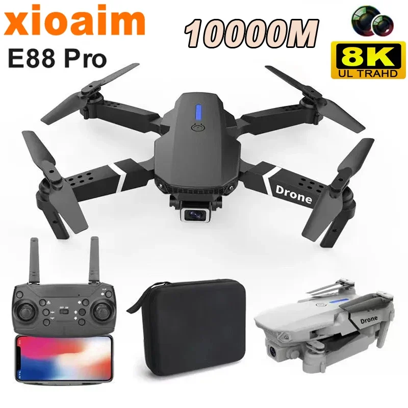 Per Xiaomi E88 Pro Aereo Fotografico Aereo 8K Dual Camera Drone Gimbal A Tre Assi Automatico Cruise Folding Drone