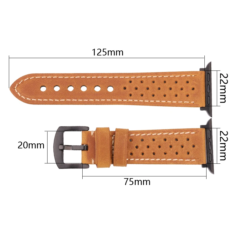 Apple Watch Leather Strap - Breathable™