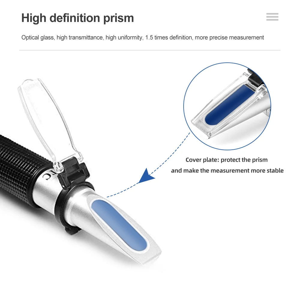 Antifreeze Refractometer Ethylene Propylene Glycol 1-1.4 Freezing Point Tester
