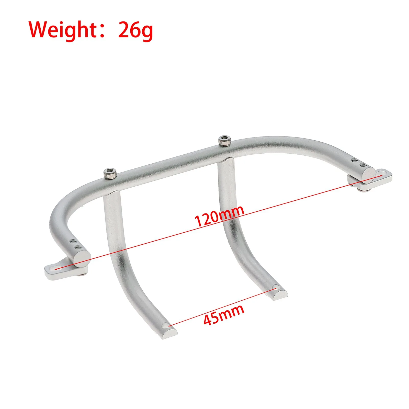 Premium Metal Front & Rear Bumper Decoration Set – High-Quality Upgrade Accessory