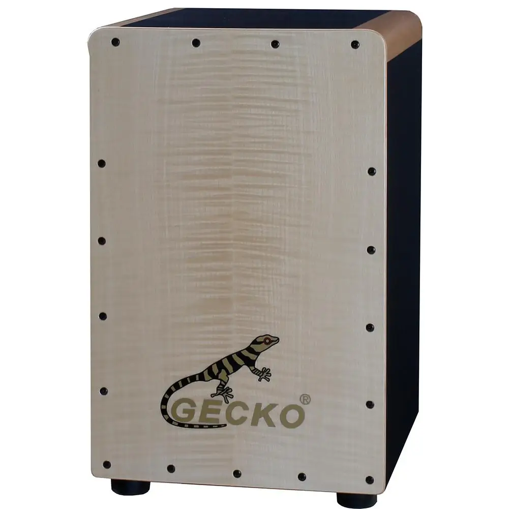 Gecko Cajon Singleboard Solid Wood Box Drum Portable Style Hand Beat