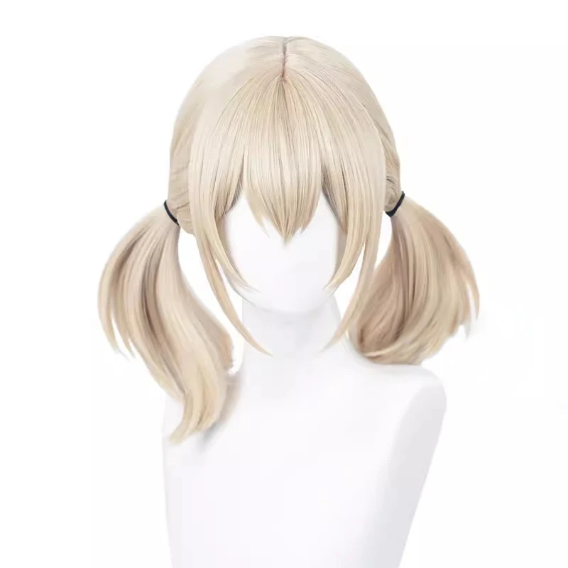

Game Project Sekai Colorful Stage Feat. Azusawa Kohane Cosplay Wig Double Ponytail Hair Heat Resistant Halloween Party Props