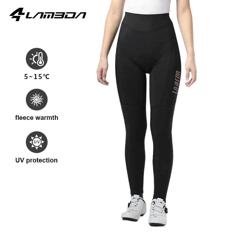LAMEDA Winter Cycling Trousers Tights Warm Fleece Women's Mountain Bike Downhill Bicycle Mountain MTB Cycling Trousers