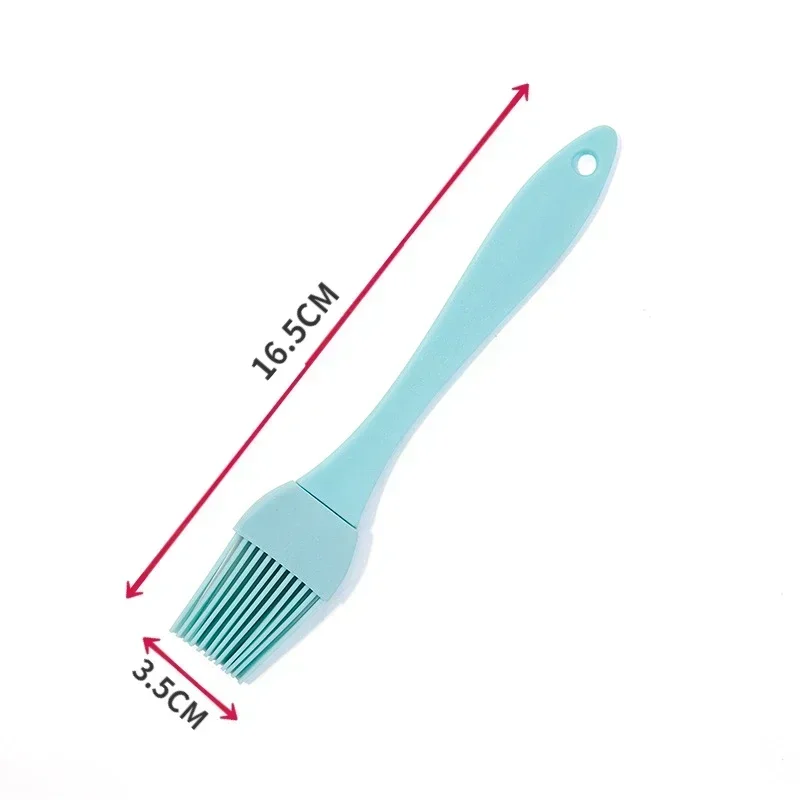 Oil Brush Silicone Basting Brush Silicone BBQ Oil Brush Seasoning Sauce Cake Bread Butter Egg Heat Resistant Household Kitchen Baking Cooking Tools
