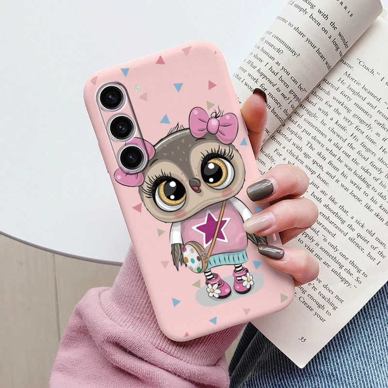 Cute Heart Flower Soft TPU Matte Protective Case Cover