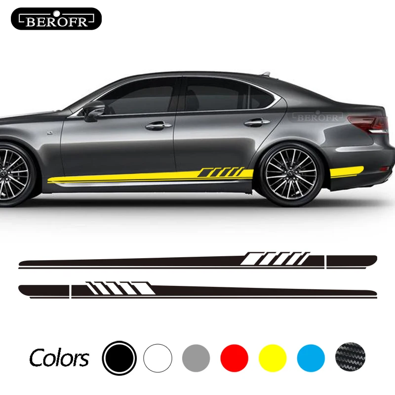 Per Lexus Rx 300 330 Is 250 300 Gx 400 460 Ux 200 Nx Lx Ls Gs Es Ct200H Fsport Car Side Sticker Vinile Car Tuning Accessorie 2 Pezzi
